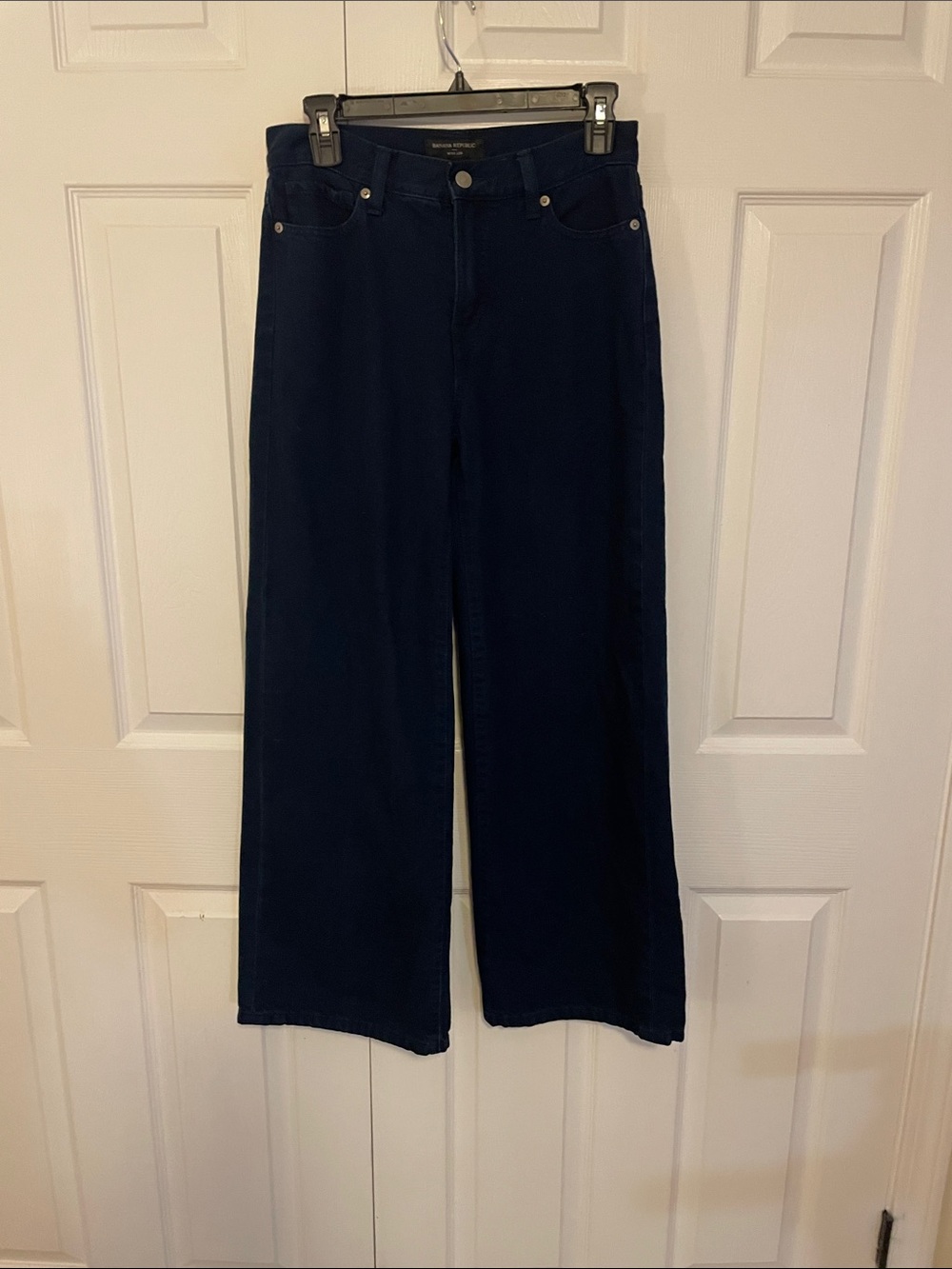 Banana Republic Dark Navy Wide-Leg Jeans